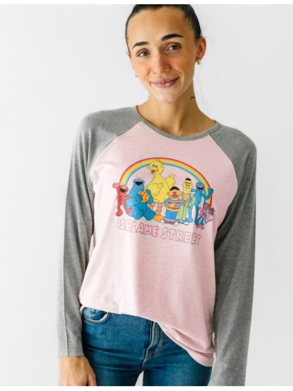 Little Sleepies Sesame Street Women’s Shirt Size Large